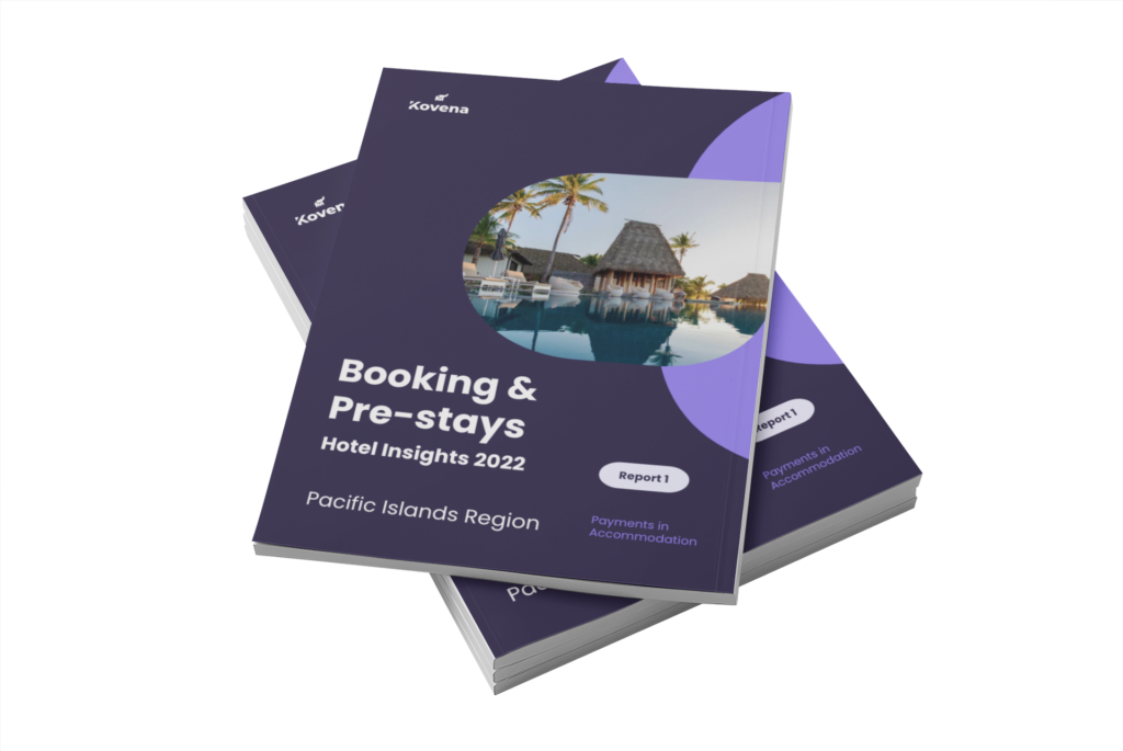 Cover of the Booking & Pre-stays Micro Report (Pacific Islands)